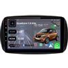 Generico Autoradio Android 9 per Smart 453 2014-2020, 2+32GB, GPS, Microfono, Schermo IPS, Supporto DAB, WiFi, Bluetooth, MirrorLink, CarPlay, USB, RDS, Comandi Al Volante (2/32 Carplay Quadcore)