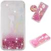 HopMore Cover per Samsung Galaxy J5 2017 Silicone Morbido Brillantini Trasparente con Disegni Belle Custodia Trasparenti Morbide Antiurto Case Protettiva Brillante Glitter - Principessa
