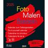 Korsch Verlag Calendario 2025 con foto e pittura artigianale, grande, colore: nero, calendario fotografico per fai da te, calendario fai da te, con cartoncino rigido, formato: 30 x 35 cm
