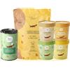 Hygge BAU BOX PROVAMI - 800gr Crocchette per Cani monoproteiche maiale - 400gr Cibo Umido Cane senza Cereali Maiale Finocchietto - 3X Biscotti Cane Routine Box e delizioso Integratore Manto Lucente - Hygge