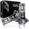 DZG H7 LED Lampadine Fari 6000K Bianco 12V Abbagliante Basso fascio Auto fendinebbia Moto Luce Anteriore, 2 Pezzi