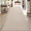 DEXI Tappeto Cucina Antiscivolo Lavabile 60 x 210 cm, Lungo Passatoia Corridoio Assorbente, Rimozione Della Polvere, Tappeti Runner Facile da Pulire per Ingresso, Lavanderia, Beige