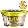 FANSEZQ Spremiagrumi manuale multifunzione,4 in 1, Spremiagrumi a Mano per Arance, Limoni, Agrumi, con 2 Alesatori，di 400ml Misurazione
