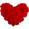volumoon 2000 Pezzi Petali di Rosa, Rosa Finti Rosso Artificiali Fiori Artificiale di Seta Petalos Decorazione Per Matrimonio san Valentine e Fidanzamento Proposta Anniversario Compleanno Atmosfera Romantica