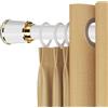 Generic Bastone per Tenda Estensibile 410 500 360 450 310 400 260 210 160 110 70 50 40 cm, Ø33mm Asta Telescopica Senza Foratura, Asta per Tenda Doccia per Bagno, Cucina, Porta, Armadio e Balcone(Bianco,210-3