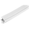 cyclingcolors Guarnizione per porte e finestre 12mm bianco gomma termoplastica striscia flessibile isolamento, 5 metro