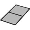 SilverStone Technology SST-FF145B - Filtro per ventola magnetico ultra fine 140 mm x 2