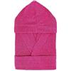 Generico Accappatoio unisex Calibrato uomo donna Sommaruga in spugna cotone 400gr e cappuccio (IT, Testo, 4XL, Plus, Regular, ROSA)