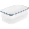 keeeper Contenitore salvafreschezza, 5.400 ml, adatto al microonde, impilabile, lavabile in lavastoviglie, 31,5 x 20 x 12,5 cm, Franco, blu nordico (blu)