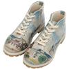 DOGO Women Vegan Leather Blue Ankle Boots - Travel Fills The Soul Design