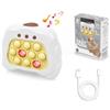 m MU 【Non bisogno batterie】m Mu Giocattolo Pop It elettronico Fidget ricaricabile,4 modalità,120 livelli,in Silicone.Console di Gioco a Decompressione Pop It Elettronico.Regalo ideale per Bambini e Adulti.