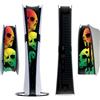 Generico Console in fibra di carbonio striscia media adesiva per PS5 Pro, pannello centrale protettivo pellicola adesiva striscia per PS5 Pro gioco Console Accessori (PS5CQ-Pro-0094)
