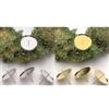 Glorex 6 7021 201 - Portacandele 4 pezzi, 6 cm, colore: Argento