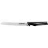Zanetti, Coltello Pane Modello Pro, Coltello Acciaio Inox Finitura Mat, Lama 20 cm, Spessore 1.5 mm, Coltello Cucina Lama Seghettata, Manico Ergonomico in Polipropilene