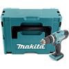 Makita DHP 453 ZJ - Trapano avvitatore a percussione a batteria, 18 V, 42 Nm, senza batteria e caricatore