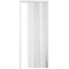 Paluplus Porta a Soffietto in PVC, Misura 215x84 cm, Spessore 3 cm, Senza Serratura con Chiusura Magnetica, Porta Interna con Maniglia -2710F (Bianco)