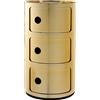 Kartell - Portaoggetti Componibili - Oro - ABS - Designer Anna Castelli Ferrieri