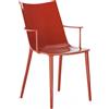 Kartell - Sedia H. H.H - Arancione - Tecnopolimero termoplastico riciclato - Designer Philippe Starck