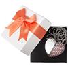 leizhan Chiavette USB 16GB con Scatola，Metallo Cuore Diamante Impermeabil Pendrive Regali per Moglie Bambino Amico(16GB,Rosa con Scatola)