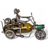 MIJOMA Portabottiglie in metallo stile motociclista: retrò, cafe racer, bobber, chopper, vintage e classico, portabottiglie per motociclisti (moto vintage)