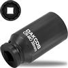 DAKCOS 1/2 Chiave Bussola 30mm a 12 Punte, Nero,1 Pezzi,Cr-Mo