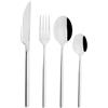 GENEVIEVE LETHU Set di posate in acciaio inox, serie ORLEANS, 16 pezzi, con 4 coltelli L 22 cm, 4 forchette L 20 cm, 4 cucchiai da tavola L 20 cm e 4 cucchiaini da caffè L 14 cm
