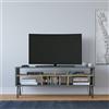 Hanah Home Supporto per TV, melammina, Rovere Antracite, Taglia Unica