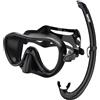 SEAC Set Bis Salina Top, Set con Maschera Salina e Snorkel Top da Snorkeling in Silicone per Adulti e Ragazzi