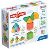 Geomag Magicube Geomag 1+ Shapes - Blocchi Magnetici per Bambini - 4 Colori e Forme - Confezione da 6 Cubi - 100% Plastica Riciclata