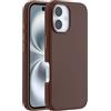 OtterBox Cover Symmetry Series MagSafe per iPhone 16, custodia protettiva sottile antiurto, a prova di caduta, testata 3x vs norme MIL-STD 810G, Marrone
