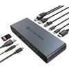 Sonnet Echo 11 - Thunderbolt 4 HDMI Dock - 3x Thunderbolt 4; 1x HDMI; 3x USB 3.2 Gen 2; 1x USB 3.2 Gen 2 di ricarica; 1x 2,5 Gigabit Ethernet; 1x jack audio 3,5mm; 1x slot per schede SD 4.0