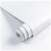 Hode Carta Adesiva per Mobili Legno Bianco 30X200cm, Pellicola Adesiva per Mobili, Rivestimento Carta da Parati Autoadesiva Effetto Legno, Vinilica Decorativa per Cucina
