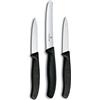 Victorinox Swiss Classic, set composto da coltello da verdura, coltello da pomodori e pelapatate universale