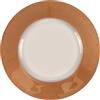 JUSTGLASS Sottopiatto vetro falda bronzo Ø 32 cm (minimo 6 pezzi)