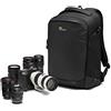 Lowepro Flipside BP 400 AW III Zaino per Fotocamera Mirrorless e DSLR, Nero, Accesso Posteriore, Accesso Laterale, Divisori Regolabili, per Mirrorless come Sony α7, LP37352-PWW