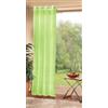 Gardinenbox Tenda in voile con occhielli, trasparente, tinta unita, 100% poliestere, 225 x 140 cm, colore: verde mela