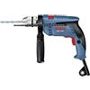 Bosch Professional Trapano con percussione GSB 13 RE (Motore da 600 Watt, incl. asta di profondità 210 mm, mandrino autoserrante 13 mm)