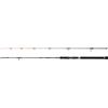 PENN Canna da pesca Regiment IV Spin Pilk, canna da pesca d'acqua salata per pesci di mare, spigola, merluzzo, sgombro, squalo, peso leggero e versatile, argento, canna ambidestra veloce da 2,40 m