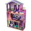 KidKraft Casa delle Bambole in Legno My Dream Mansion con Accessori e Mobili inclusi, Casa a 3 Piani di Gioco con Ascensore, Giocattolo per Bambini 3+ Anni, 65082