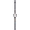 HIP HOP Orologio HWU0491 DONNA PEARLS quadrante MADREPERLA BIANCO movimento SOLO TEMPO - 3 LANCETTE QUARZO e CINTURINO SILICONE GRIGIO