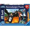 Ravensburger Puzzle per bambini Ravensburger 05688 - Dragons: The 9 Worlds - 3x49 pezzi Puzzle con draghi per bambini dai 5 anni in su