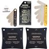 MusicNomad MN604 Precision 6 pc. Guitar Setup Gauge Tool Set - Plus 24 pg. Instructional Booklet and Storage Case - Utensile per strumenti