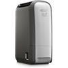 De'Longhi Tasciugo AriaDry Light DNS80 Deumidificatore, Asciugabiancheria, Antimuffa, Purificatore d'aria, Ionizzatore, 7,5L al Giorno, Silenzioso senza Compressore, Timer e Autospegnimento, Grigio