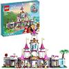 LEGO Disney Princess Il Grande Castello delle Avventure, Edificio da Costruire a 4 Piani, Giochi per Bambini e Bambine con Mini Bamboline delle Principesse come Ariel, Rapunzel e Biancaneve 43205