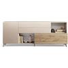 Web Convenienza Madia con Ante e Cassetti Made in Italy - Credenza Contenitore Collezione Riviera per Soggiorno Cucina Ingresso Sala da Pranzo Mobile Design moderno (Cashmere/Kadiz, 240cm)