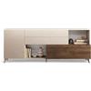Web Convenienza Madia con Ante e Cassetti Made in Italy - Credenza Contenitore Collezione Riviera per Soggiorno Cucina Ingresso Sala da Pranzo Mobile Design moderno (Cashmere/Mercure, 240cm)