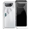 KJYF Per Asus ROG Phone 7 Custodia, Ultra-Sottile in Morbido Silicone TPU Case Guscio [Anti-Ingiallimento] [Anti-Graffio] Slim Fit Protettivo Cover per Asus ROG Phone 7 (6.78) - [2 Pezzi]