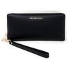 Michael Kors Jet Set Travel Continental Leather Wristlet - Black