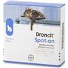 VETOQUINOL (FR) S.A. DRONCIT SPOT ON GATTI 4 tubetti 0,5 ml