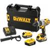 DeWalt trapano a percussione professionale 18 V incluse 3 batterie e valigetta